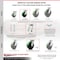 Service Caster 5 Inch Kingpinless Green Poly on Steel Wheel Caster Swivel Locks 2 Rigid, 2PK SCC-KP30S520-PUR-GB-BSL-2-R-2 - alternate 3